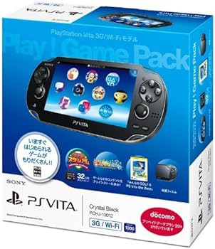 PlayStaiton Vita 3G/Wi-Fiモデル Play! Game Pack (PCHJ-10012)(中古品)