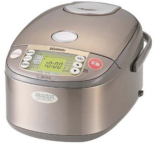 ZOJIRUSHI 圧力IH炊飯ジャー極め炊き NP-HT10-XJ ステンレスブラウン(中古品)