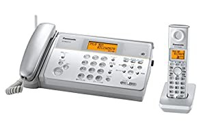 パナソニック デジタルコードレス感熱紙FAX 子機1台付き シルバー KX-PW211DL-S(中古品)の通販は