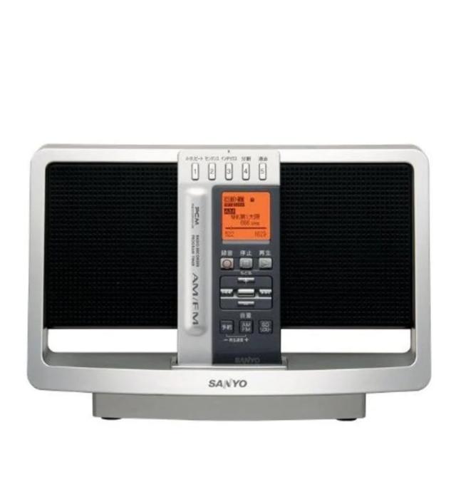 SANYO ICレコーダー ポータブルラジオレコーダー ICR-RS110MF(S)(中古品)