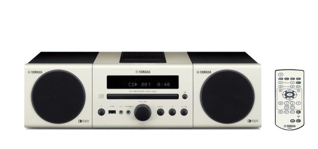 YAMAHA マイクロコンポーネントシステム (ホワイト) MCR-040W(中古品)