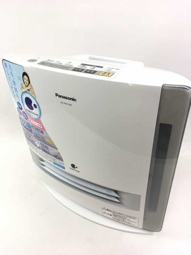パナソニック 加湿機能付きセラミックファンヒーター(ナノイー) シルバー DS-FKX1201-(中古品)の通販は