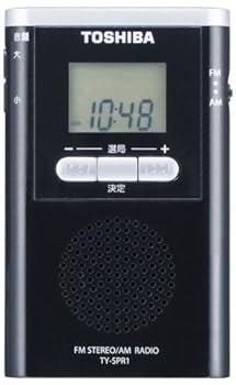 TOSHIBA AM/FMラジオ TY-SPR1(K)(中古品)