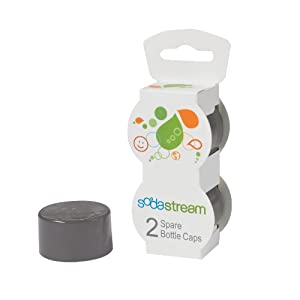 SodaStream Bottle Caps,  Gray,  2-Pack by SodaStream [並行輸入品](中古品)