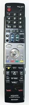 シャープ DVD DV-ACW60、DV-ACW55、DV-ACW52用リモコン送信機 0046380180(中古品)