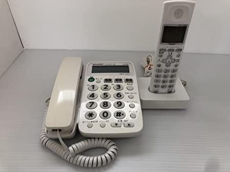 シャープ デジタルコードレス電話機 子機1台付き 1.9GHz DECT準拠方式 JD-G30CL(中古品)