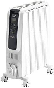 Delonghi 【ドラゴンデジタルスマート】 オイルヒーター X字型フィン9枚 「4~10畳」 エコ運転モード搭載 TDDS0915BL(中古品)