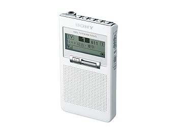 ソニー ポケットラジオ XDR-63TV : ポケッタブルサイズ FM/AM/ワンセグTV音声対応 ホ (中古品)