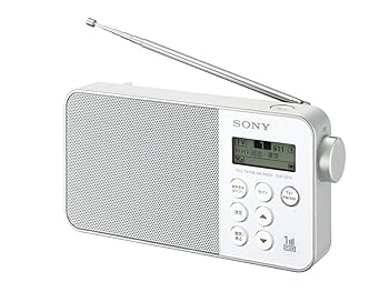 ソニー ラジオ XDR-55TV : FM/AM/ワンセグTV音声対応 おやすみタイマー搭載 乾電池対 (中古品)の通販は
