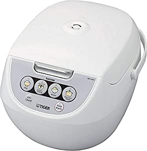 Tiger JBV-A18U-W 10-Cup (Uncooked) Micom Rice Cooker with Food Steamer & Slow Cooker,  Whi(中古品)