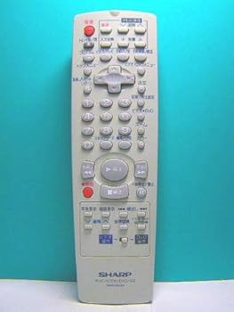 シャープ ビデオ・DVD・CDリモコン GA157WJSA(中古品)