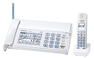 パナソニック おたっくす デジタルコードレスFAX 子機1台付き 1.9GHz DECT準拠方式 ホワイト KX-PD703UD-W(中古品)