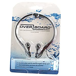 OverBoard(オーバーボード) プロスポーツ ウォータープルーフ ヘッドフォン ブラック OB1063BLK(中古品)