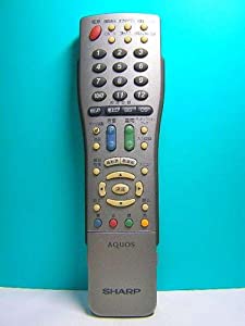 シャープ テレビリモコン GA417WJSA(中古品)