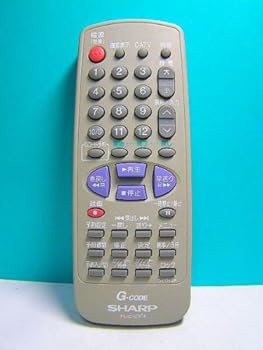 シャープ テレビ・ビデオリモコン GA104SA(中古品)
