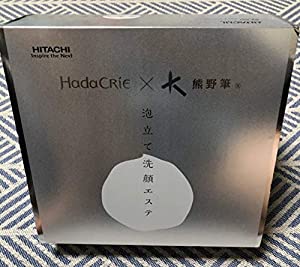 日立 泡立て洗顔エステ（パールホワイト）HITACHI　ハダクリエ　ホイップ＆ウォッシュ WB-K01-W(中古品)の通販は 8,228円
