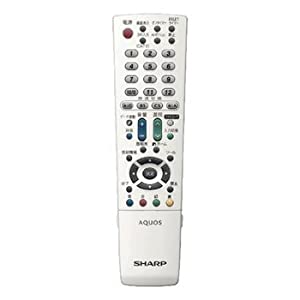 シャープ 液晶テレビ用リモコン RRMCGA871WJSB(0106380323)(中古品)