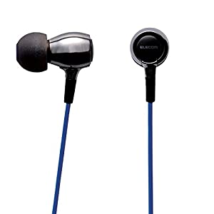 エレコム ステレオイヤホン Knowles社製バランスド・アーマチュア型ドライバ ブラック EHP-BA100BK(中古品)