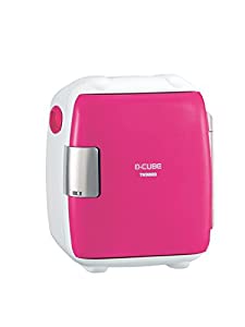 TWINBIRD 2電源式コンパクト電子保冷保温ボックス D-CUBE S ピンク HR-DB06P(中古品)