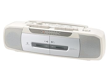 KOIZUMI(コイズミ) ダブルラジカセ ホワイト SAD-1232/W(中古品)