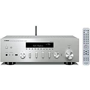 ヤマハ ネットワークHiFiレシーバー ワイドFM・AMチューナー/Wi-Fi/Bluetooth/ハイレゾ音源対応 シルバー R-N602(S)(中古品)