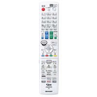 シャープ[SHARP]　オプション・消耗品　【0046380268】　(ホワイト系)　ブルーレイディスクレコーダー用　リモコン[ホワイト系](中古品)の通販は
