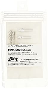 AET M6規格スパイク 4本 専用ナット付属 EVO-M632A(中古品)