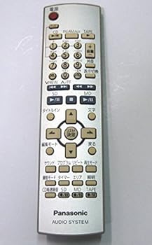 Panasonic　パナソニック　オーディオ リモコン EUR7720LDO　CD/SD/MD/TAPE(中古品)