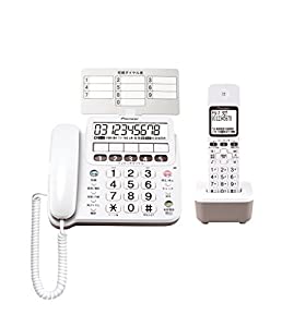 パイオニア TF-SE15S デジタルコードレス電話機 子機1台付き/迷惑電話防止 ホワイト TF-SE15S-W(中古品)の通販はその他家電