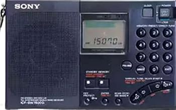 SONY 超高感度ポータブル短波ラジオ ICF-SW7600G(中古品)