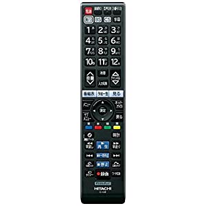 日立 純正テレビ用リモコン C-H28 【部品番号：Ｌ32-GP3-031】(中古品)