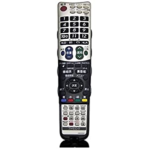 シャープ 純正テレビ用リモコン RRMCGB047WJN4【部品番号：0106380409】(中古品)