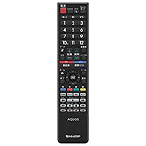 SHARP(シャープ) 純正テレビ用リモコン　RRMCGD162WJSA【部品番号：0106380480】(中古品)