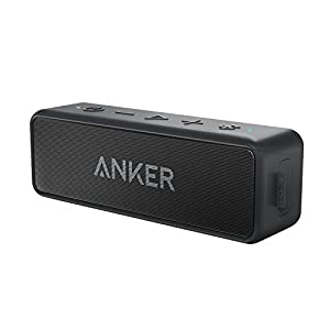 Anker Soundcore 2 (12W Bluetooth 5 スピーカー 24時間連続再生)【完全ワイヤレスステレオ対応/強化された(中古品)