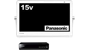 パナソニック 15V型 液晶 テレビ プライベート・ビエラ UN-15T7-W HDDレコーダー付 2017年モデル(中古品)