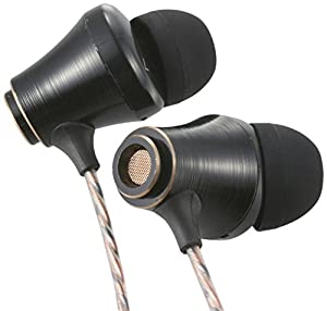 オーム電機 AudioComm ハイレゾ対応イヤホン B970 [品番]03-1099 HP-B970N ブラック(中古品)