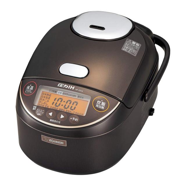 象印 炊飯器 5.5合 圧力IH式 極め炊き 黒まる厚釜 ダークブラウン NP-ZS10-TD(中古品)の通販は