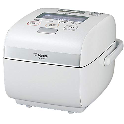 象印 圧力IH炊飯ジャー(5.5合炊き) 雪白 ZOJIRUSHI 炎舞炊き NW-KB10-WZ(中古品)