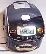 象印 圧力IH炊飯ジャー（3合炊き） ブラックZOJIRUSHI 極め炊き NP-RZ05-BA(中古品)