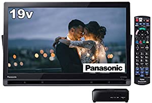 パナソニック 19V型 ポータブル 液晶テレビ インターネット動画対応 プライベート・ビエラ ブラック UN-19CFB10-K(中古品)