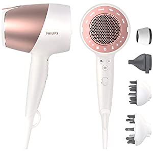 フィリップス ヘアドライヤー プレステージ シャンパンゴールド/ホワイト 大風量 速乾 スカルプケア マイナスイオン スタイリン (中古品)