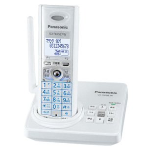 パナソニック RU・RU・RU デジタルコードレス電話機 親機のみ ホワイト VE-SV08DL-W(中古品)