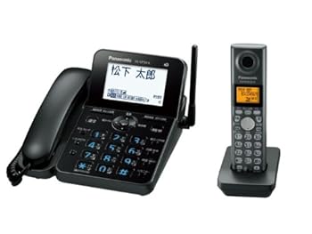 パナソニック RU・RU・RU デジタルコードレス電話機 子機1台付き ブラック VE-GP34DL-K(中古品)