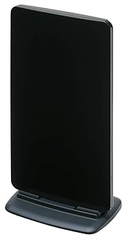 マスプロ電工 家庭用UHF卓上アンテナ ブースター内蔵型 ブラック UTA2B(BK)(中古:未使用・未開封)