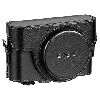 SONY デジタルカメラケース ジャケットケース ブラック LCJ-RXF B(中古:非常に良い)