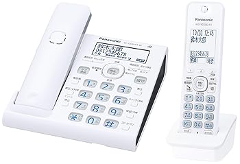 パナソニック RU・RU・RU デジタルコードレス電話機 子機1台付き スマホ連動 Wi-Fi搭 (中古品)