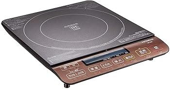 日立 電源コード式 卓上IH調理器 クッキングヒーター 1400W 8段階火力調節 3段階保温機能 HIT-S55 B ブラック(中古品)