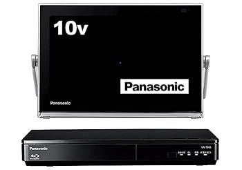 パナソニック 10V型 液晶 テレビ プライベート・ビエラ UN-10TD6-K ブルーレイディスクプレイヤー付HDDレコーダ (中古品)