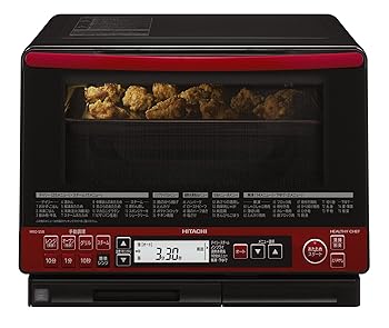 日立 スチームオーブンレンジ ヘルシーシェフ 31L レッド MRO-SS8 R(中古品)