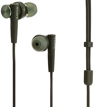 ソニー 有線イヤホン 重低音モデル MDR-XB55 : カナル型 グリーン MDR-XB55 G(中古:非常に良い)
